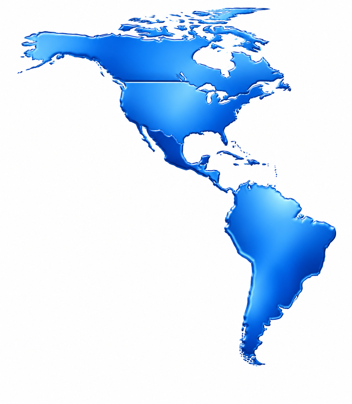 Mapa de América del logotipo de ARGOS